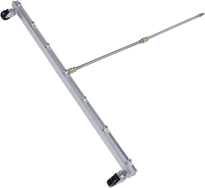 Pressure Washer Cleaner Stainless Steel 39.37inch Heavy Duty Water Broom with 1/4inch Quick Connector for Household Business Cleaning Surface Debris Removal (for Undercarriage Cleaner)