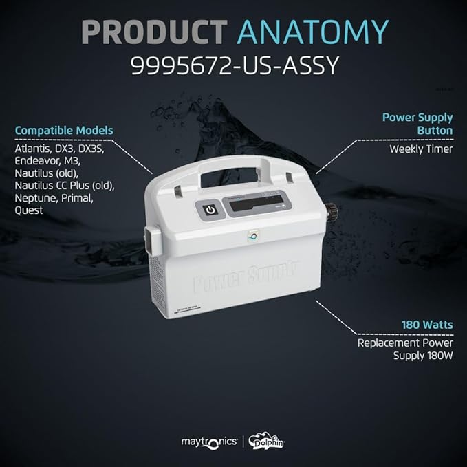 Dolphin Genuine Replacement Part — Advanced Power Supply Unit with Weekly Timer — 9995672-US-ASSY