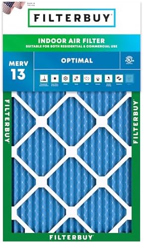 Filterbuy 18x36x1 Air Filter MERV 13 Smoke & Allergy Defense (1-Pack) by Filterbuy