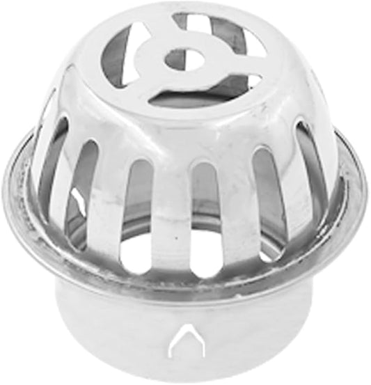 Roof Floor Drain,SAFYY 304 Stainless Steel Roof Drain Dome,Balcony Roof Dome Drain Cover,Yard Outdoor Anti Blocking Strainer,Gardens Gutter Cleaning Tool,Rain Bucket Drainage Parts (1, 75mm/3")