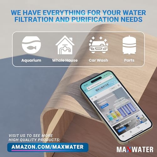 Max Water CTO 20"x4.5" 5 Micron Coconut Shell Carbon Block Water Filter | Whole House | Coconut shell Filter | Charcoal Filter | Compatible with FC25B, EPM-20BB, CB-BB-20, 155783-43, CTO20BB (4 Pack) - Image 7