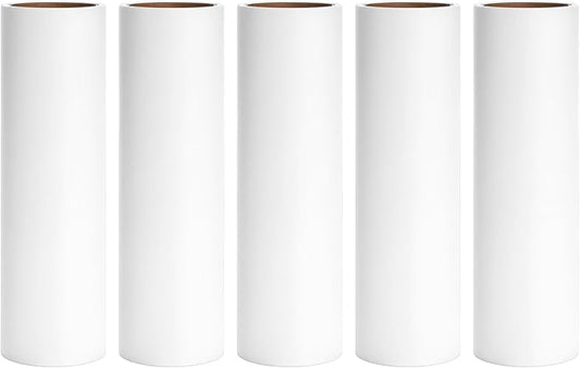 6.3 inch Large Lint Roller Refills Compatible with PetLovers BomDa YabeePet Fedicelly Large Lint Rollers for Pet Hair Extra Sticky 60 Sheets per Refill Pack of 5 Rolls 300 Sheets Total by MINGRACE