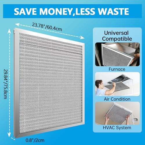 UBeesize 24x30x1 Air Filter Reusable & Washable - Image 2