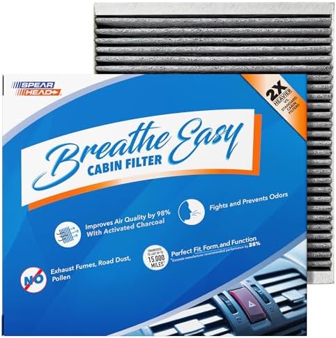 Spearhead Odor Defense Breathe Easy AC & Heater Cabin Air Filter (BE-966) by SPEARHEAD