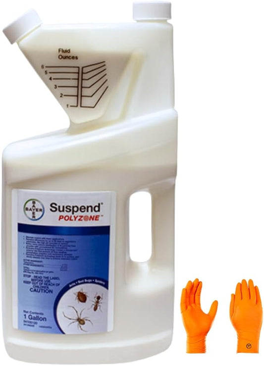 Suspend PolyZone Insecticide: 90-Day Pest Control with Deltamethrin for Resilient Protection Against Ants, Bedbugs, and More – HACCP Certified (1 GAL)