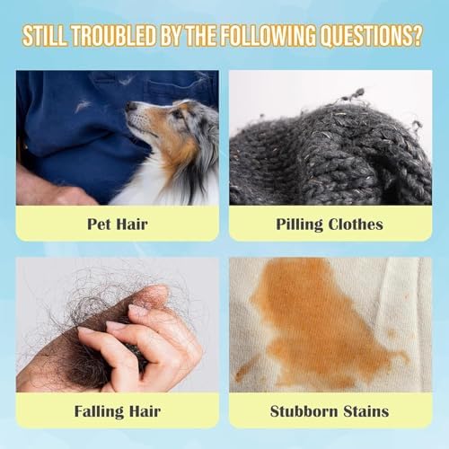 Pet Hair Remover for Laundry - 4 Pieces Reusable Dog Hair Remover for Laundry - Laundry Lint Catcher for Washing Machine -Effective Dryer Hair Catcher for Cats and Dogs-LK - Image 5