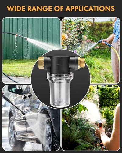 Twinkle Star Garden Hose Filter, Inline Water Hose Filter Attachment - Image 4