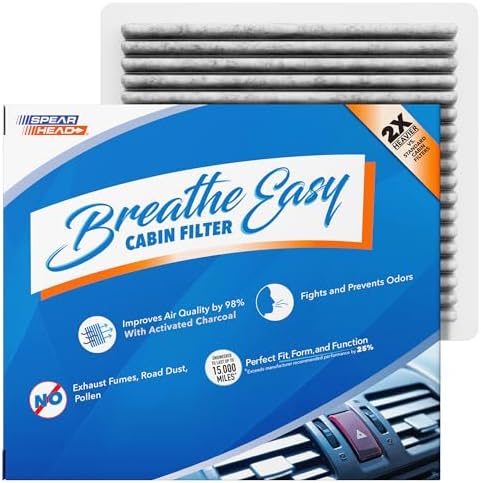 Spearhead Odor Defense Breathe Easy AC & Heater Cabin Air Filter (BE-547B) by SPEARHEAD