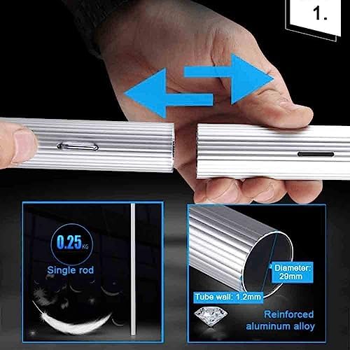 Telescopic Window Cleaning Pole 10-39ft, Water Fed Brush with 30cm/50cm Head, Extendable Roof & Window Cleaning Tool, Ideal for High Reach Cleaning