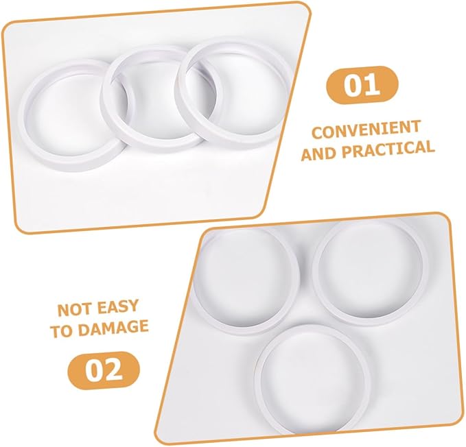 balacoo 3pcs Pool Tire Replacement Accessories for and Wear-Resistant Swimming Pool Cleaning Machine Parts Compatible
