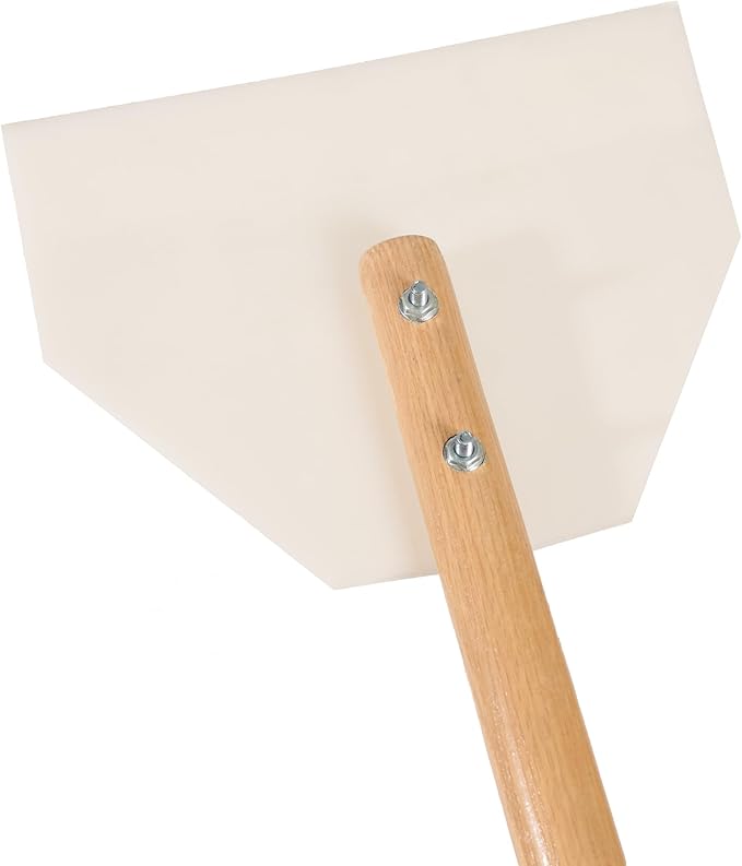 SCENIC ROAD Farm & Ranch Scraper Tool – Heavy Duty Ice Scraper with 11" Pull Blade & 58" Long Handle Floor Scraper – Metal Scraper for Driveway Ice, Barn, Paint or Wood – Made in USA (Model SR11)