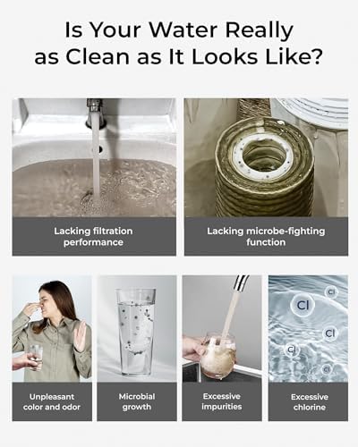 Waterdrop CTF-09 Dual-Stage Silver Ions Water Filter for Sink Faucet - Image 3