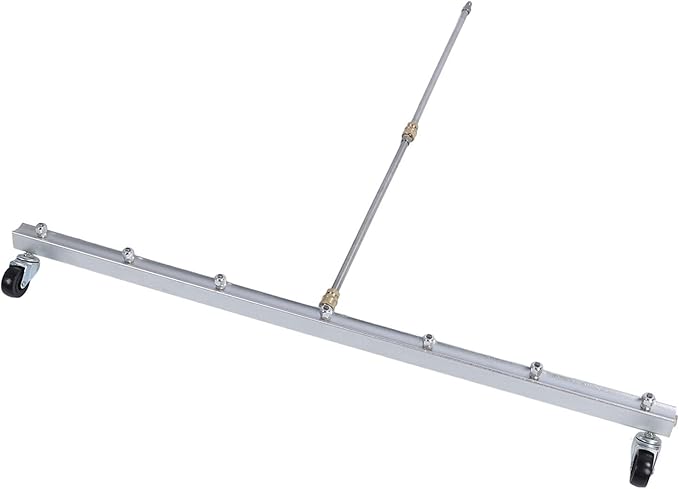 Pressure Washer Cleaner Stainless Steel 39.37inch Heavy Duty Water Broom with 1/4inch Quick Connector for Household Business Cleaning Surface Debris Removal (for Undercarriage Cleaner)