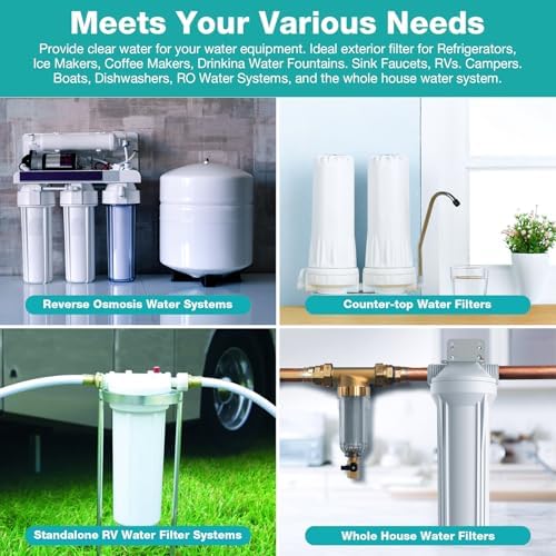 SimPure 5 Micron 10" x 2.5" Whole House CTO Carbon Sediment Water Filter - Image 7