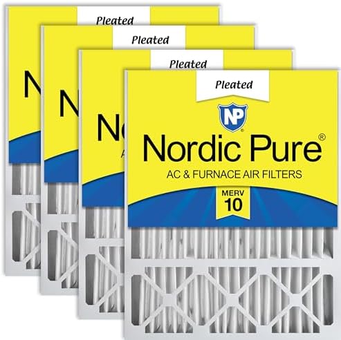 Nordic Pure 20x25x5 Honeywell/Lennox Replacement MERV 10 Air Filters 4 Pack by NordicPure