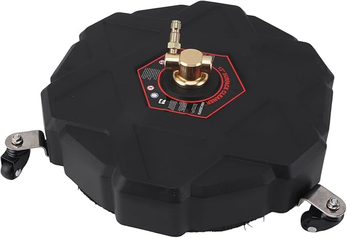 13-Inch Powerful Undercarriage Cleaner - 2500PSI High-Pressure Water Broom Driveways, Patios, Garage Cleaning