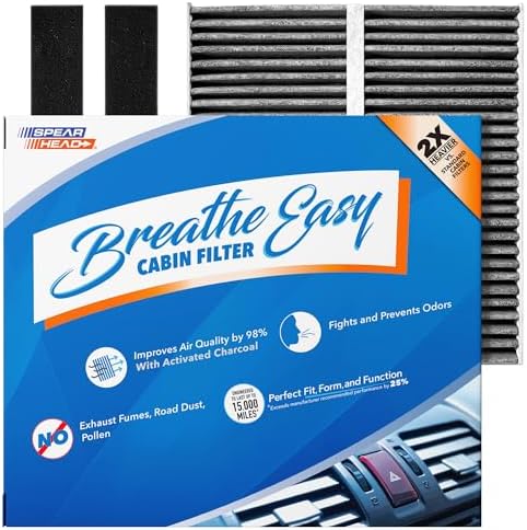 Spearhead Odor Defense Breathe Easy AC & Heater Cabin Air Filter (BE-140) by SPEARHEAD