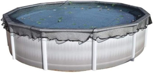 Doheny’s Professional Grade Leaf Nets for Above Ground Pools – 33' Round – Makes Clean-Ups Fast – Lightweight, Versatile & Durable – Keeps Leaves Out