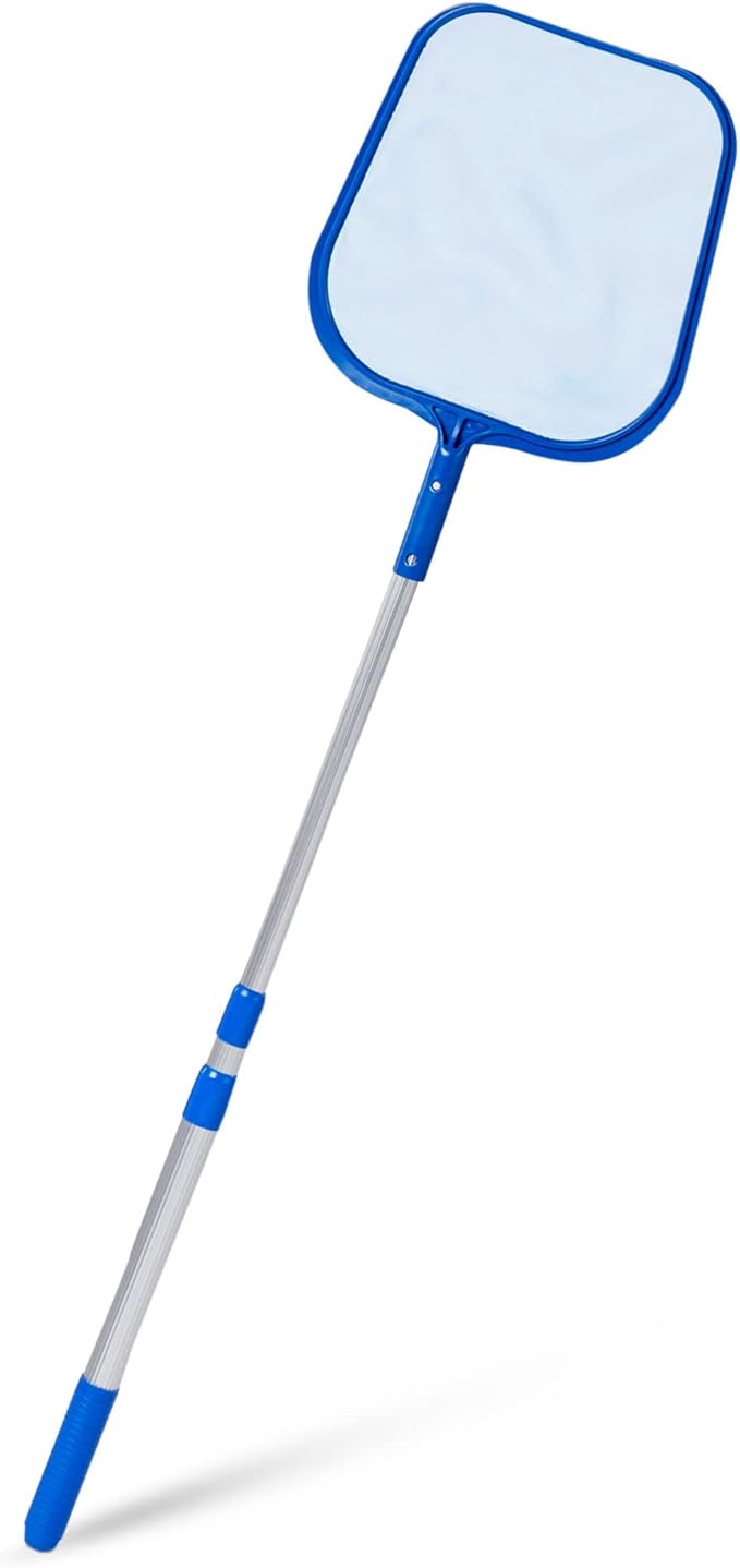 Swimline Leaf Skimmer with 48" Adjustable Aluminum Telescopic Pole