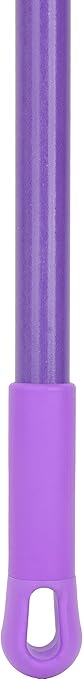 SPARTA Jaw Clamp Dust Mop Handle, Floor Dust Mop Frame Handle, Gripper Holder with Clip-On Connector for Floor Cleaning, Janitorial Supplies, Commercial Use, 60 Inches, Purple, (Pack of 12)