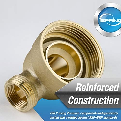 iSpring WSP-50 Spin Down Sediment Filter, 2 Push-Fit Fittings, 50 Micron - Image 4