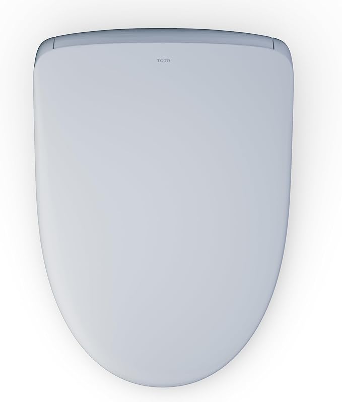 TOTO® WASHLET®+ S7A Electronic Bidet Toilet Seat with EWATER+® Bowl and Wand Cleaning, Auto Open and Close Contemporary Lid, Elongated, Cotton White - SW4736AT40#01