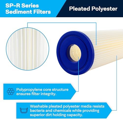 SpiroPure SP-R20-30 30x2.5 20 Micron Sediment Water Filter SPC-25-3020 20PK - Image 2