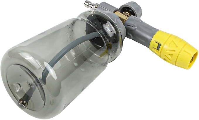 1000ml Handheld Foam Watering Can Sprayer High Pressure Car Wash Spray Bottle Dual Purpose Switch Snow Foam Pressure Washer Cleaning Tool for Cars Motorcycles Roofs Driveways(1set)