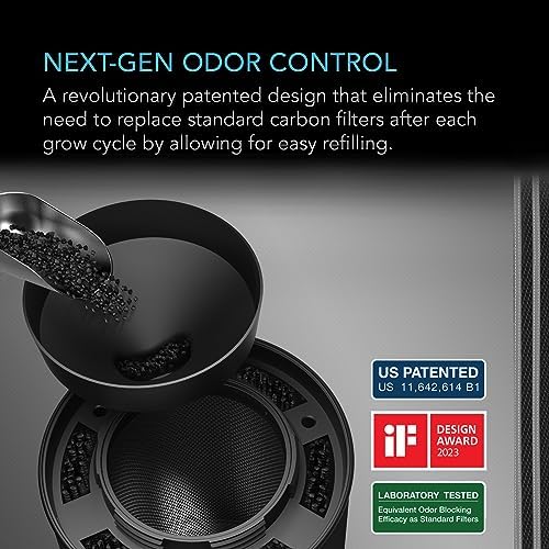 AC Infinity Refillable Carbon Filter Kit 4” with Activated Carbon Refill - Image 2