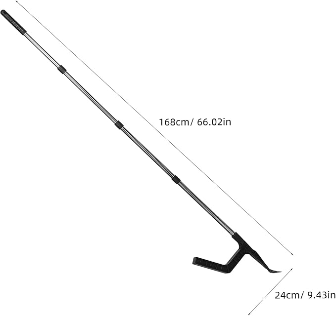 1 Set Gutter Cleaning Tool For Unclogging Downspouts With Poles Trough Cleaner To Clear Gutters From Ground Clear Debris And Branches Off Roof