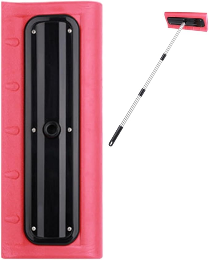 Roof Rake Snow Removal Tool, Snow Rake for House Roof, Adjustable Telescoping Snow Roof Rake, Foam Head Roof Snow Rake, Winter Cleaning Accessory, Rake Tool for Driveway Roof (1 Replacement Head)