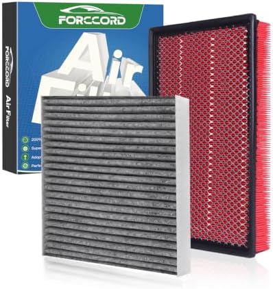 Cabin & Engine Air Filter Combo for 2011-2024 Dodge Ram 1500 (NOT 6.2L TRX) by Forccord
