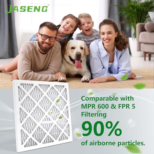 14x14x1 MERV 8 Air Filter, 4-Pack for Furnace HVAC - Image 2
