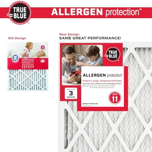 True Blue Allergen 18x25x1 Air Filter , MERV 11, 4 Count (Pack of 1) - Image 3