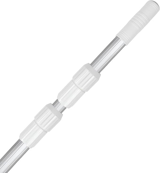Pool Pole- Professional 9-Foot Telescopic Pool Cleaning Rod,Pool Rod Adjustable Telescopic Rod, Used for Cleaning Nets, Brushes, Vacuum Heads (9-feet)