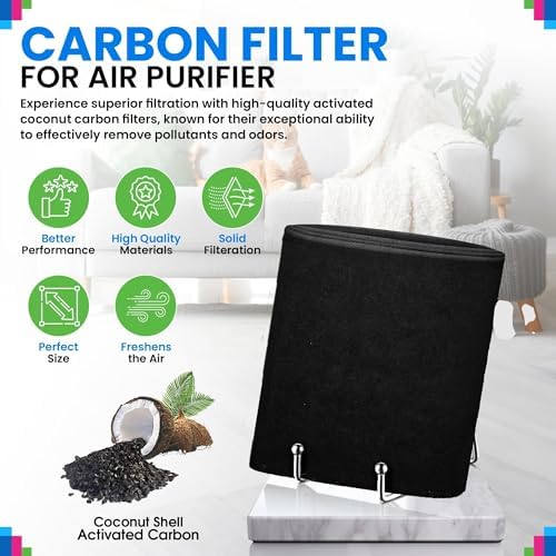 Bagean Cut to Fit Activated Carbon Filter Sheet 12?€? x 48?€? Carbon Air Filter - Image 2