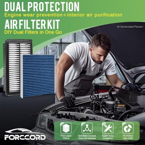 Engine & Cabin Air Filter Fit for 2020-2026 Hyundai Venue 1.6L - Image 2