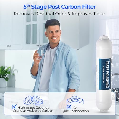 iSpring F22-75 NSF Certified 3-Year Replacement Filter Pack, For Standard 5-Stage RO Systems, Reduces PFAS, Chlorine, Bad Taste & Odor, 22 Pieces - Image 6