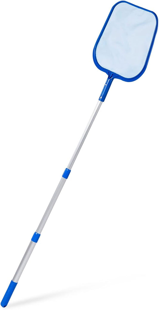 Swimline Leaf Skimmer with 48" Adjustable Aluminum Telescopic Pole