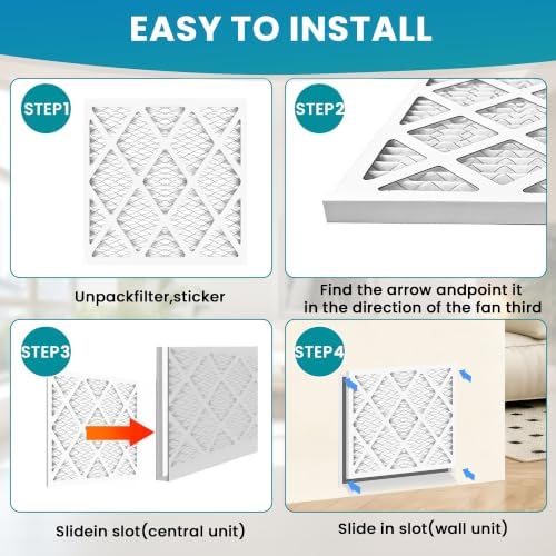 (6 Pack) 18x20x1 Furnace Air Filters, MPR 1900 & FPR 10, MERV 13 Pleated Air Filter (Actual Size: 17.75" x 19.75" x 0.75") - Image 6