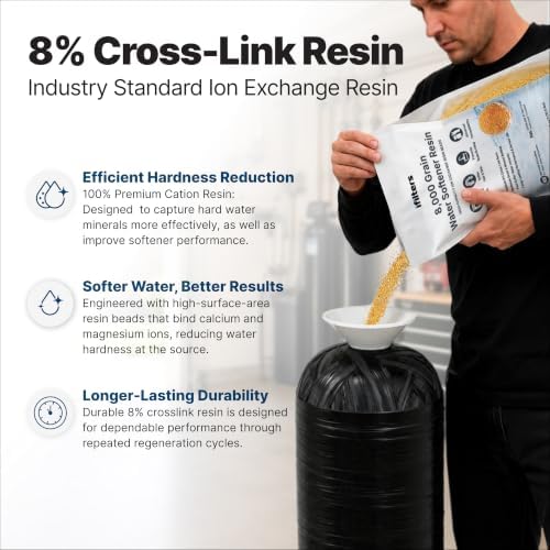 Water Softener Resin Media Replacement, 1/4 Cu Ft Cation Resin, 8,000 Grain - Image 3