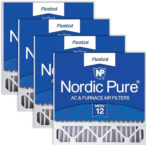 Nordic Pure 20x20x5 Honeywell/Lennox Replacement MERV 12 Air Filters 4 Pack by NordicPure