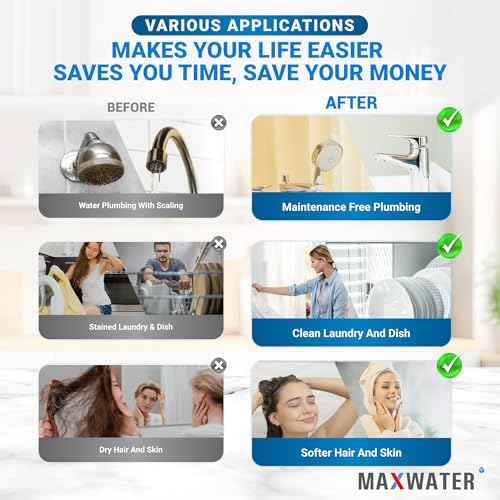 Max Water Whole House Water Filter System 3 Stage 10" x 2.5" for City Water - Image 6