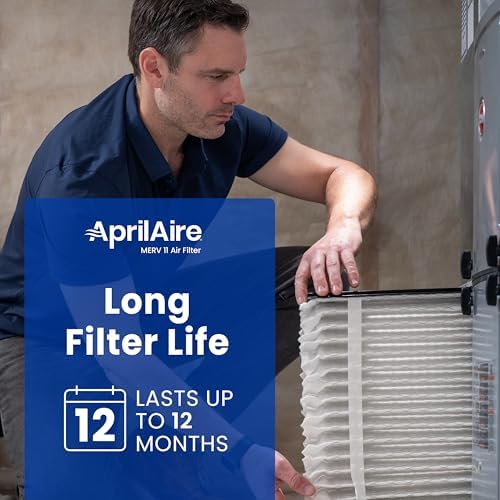 Genuine AprilAire 210 Replacement Filter for AprilAire Whole-House Air Purifiers - MERV 11, Clean Air & Dust, 20x25x4 Air Filter (Pack of 8) - Image 6