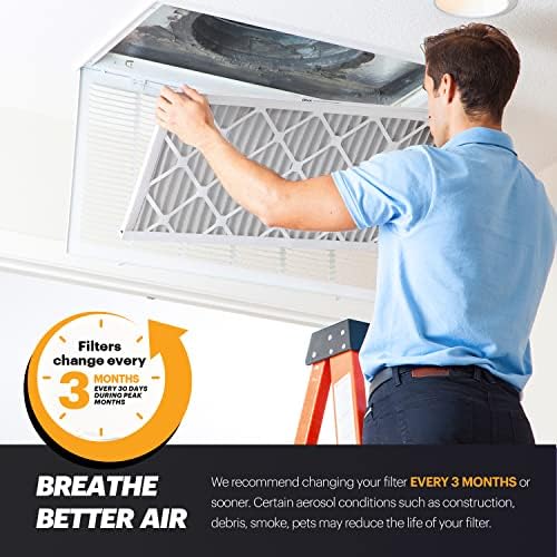 BNX TruFilter 16x20x1 Air Filter MERV 11 (6-Pack) - MADE IN USA - Allergen Defense Electrostatic Pleated Air Conditioner HVAC AC Furnace Filters for Allergies, Dust, Pet, Smoke, Allergy MPR 1200 FPR 7 - Image 6