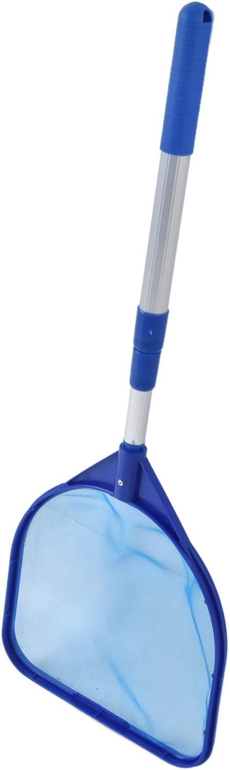 Pool Skimmer Net,Quick Cleanings Three Section Telescopic Rod Pool Cleanings Tools for Hot Tubs Spas Fountains