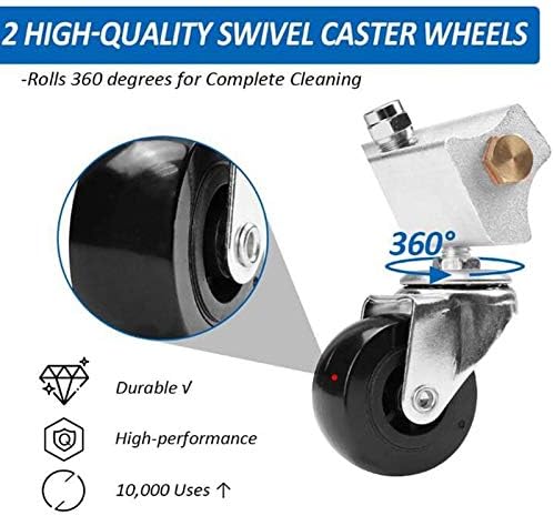 High Pressure Washer Cleaner 7 Nozzle Road Cleaning Tool, 4000 Road Cleaning Machine