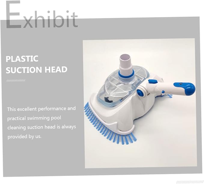 Swimming Pool Suction Head High Grade Plastic Pool Cleaning Tool for Dirt Removal Weighted Design for Submerged Cleaning