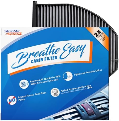 Spearhead Odor Defense Breathe Easy AC & Heater Cabin Air Filter (BE-934) by SPEARHEAD