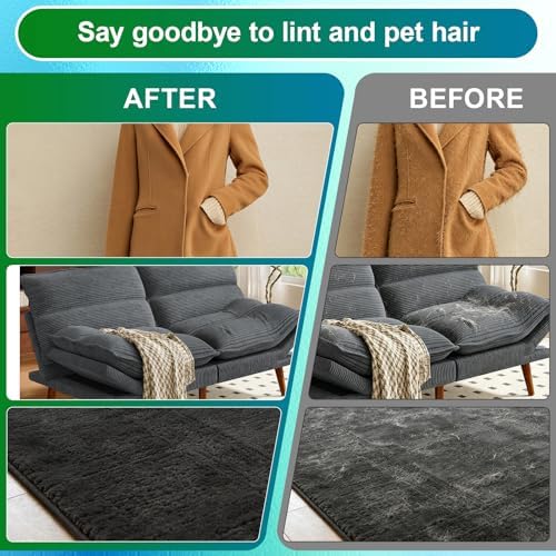 Reusable Electrostatic Pet Hair Removal Glove for Dog and Cat Fur | Pet Hair Remover for Laundry, Couch, Carpet, Clothing, Furniture, Car Seats; Dog Hair, Cat Hair and Lint Cleaner - Image 5